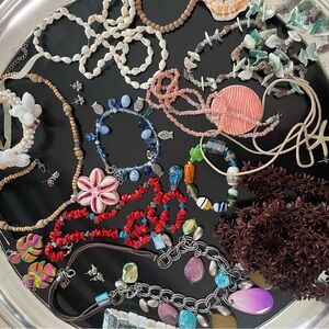 Vintage Beach/Water‎ Inspired Jewelry Bundle 18 Pieces